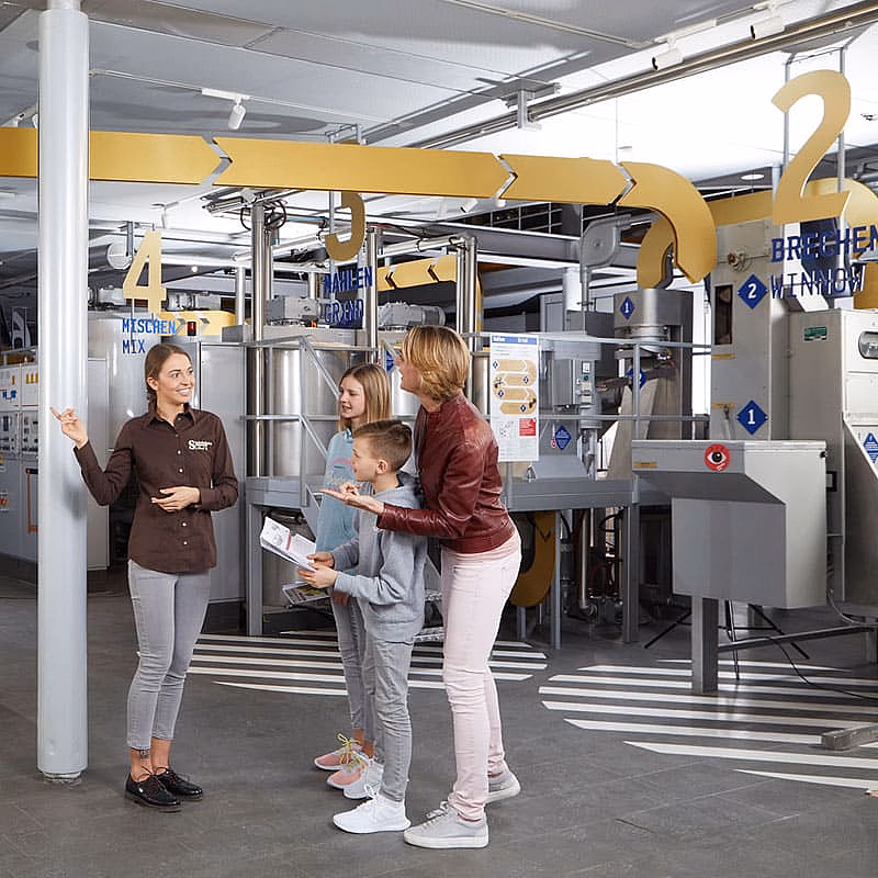 Führung Schokoladenmuseum Köln gläserne Schokoladenfabrik