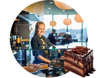 Frühstück im Chocolat Grand Café