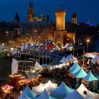 Weihnachtsmarkt am Schokoladenmuseum Köln