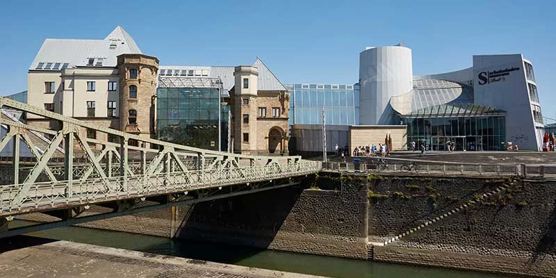 Cologne Chocolate Museum swing bridge