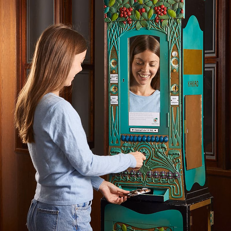 Chocolate vending machine Chocolate Museum Cologne