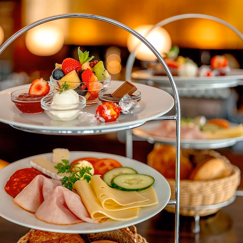 Frühstück im Chocolat Grand Café