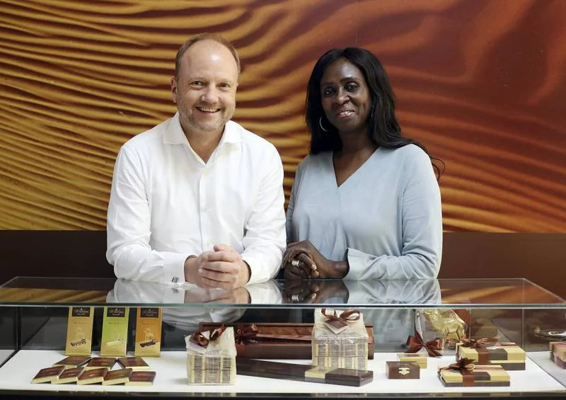 Martin von Almsick mit Frau