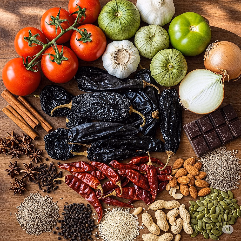 Mole Poblano Zutaten