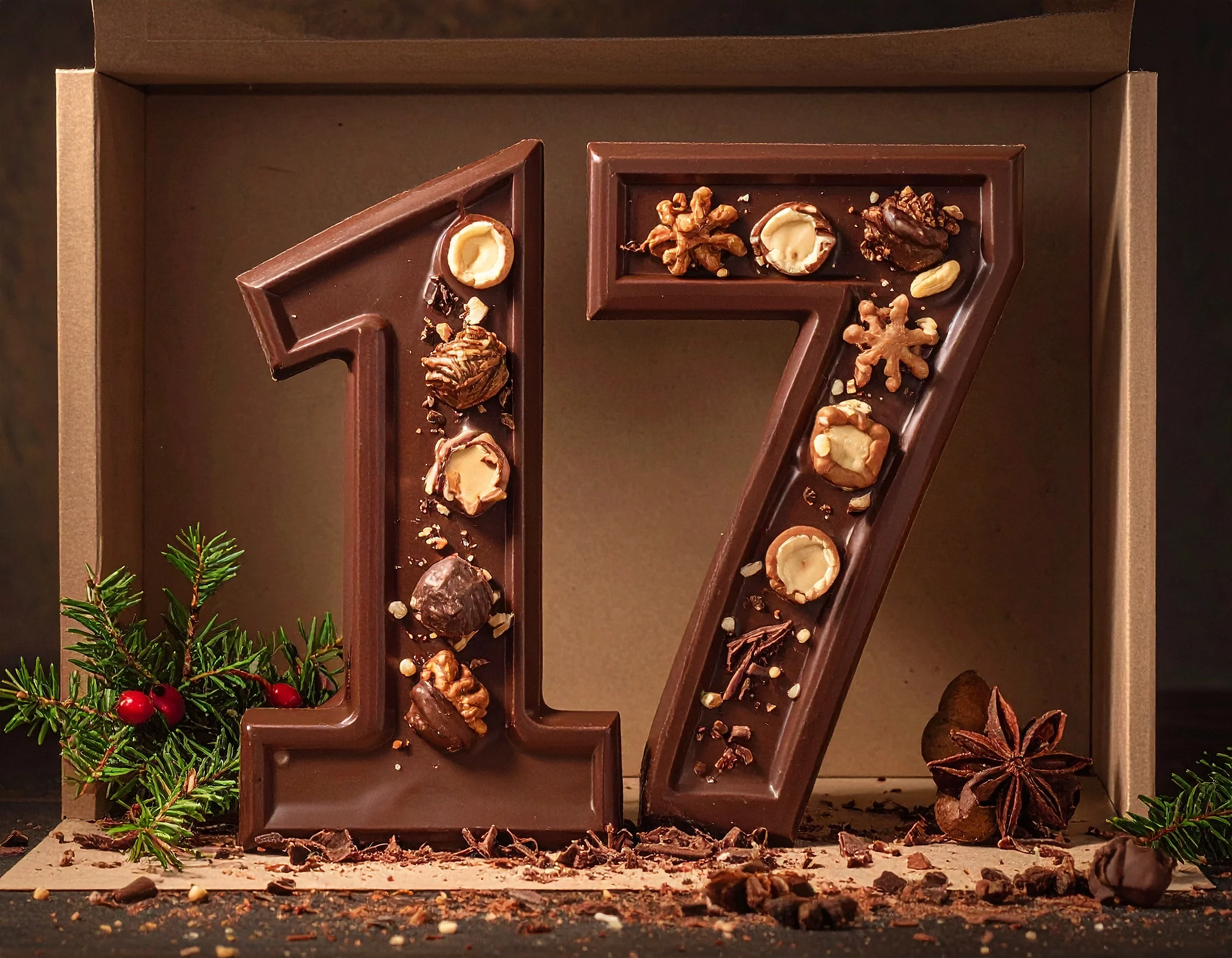 Schokoladen Adventskalender